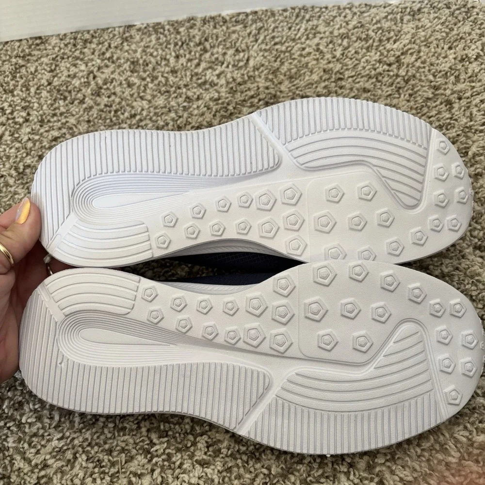 Fashion Women's Navy Slip-On Athletic Walking Shoes Size 42 US 11